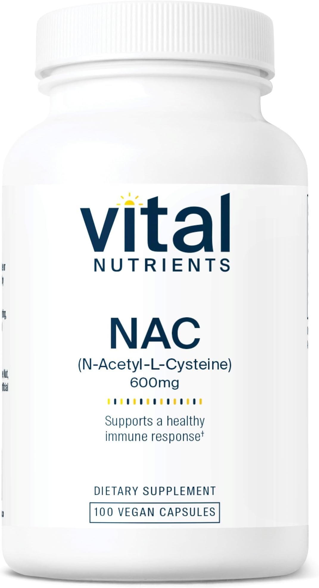 Vital Nutrients NAC 600mg NAcetyl Cysteine Vegan NAC