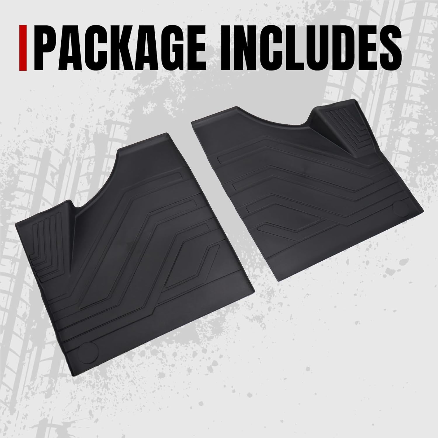 A & UTV PRO Floor Mats for CFMOTO UForce 1000 2019-2025, Front Row Floor Slush Liners All Weather TPE Material Protection for CF Moto UFORCE 1000 XL 2022-2025 Accessories, 2PCS