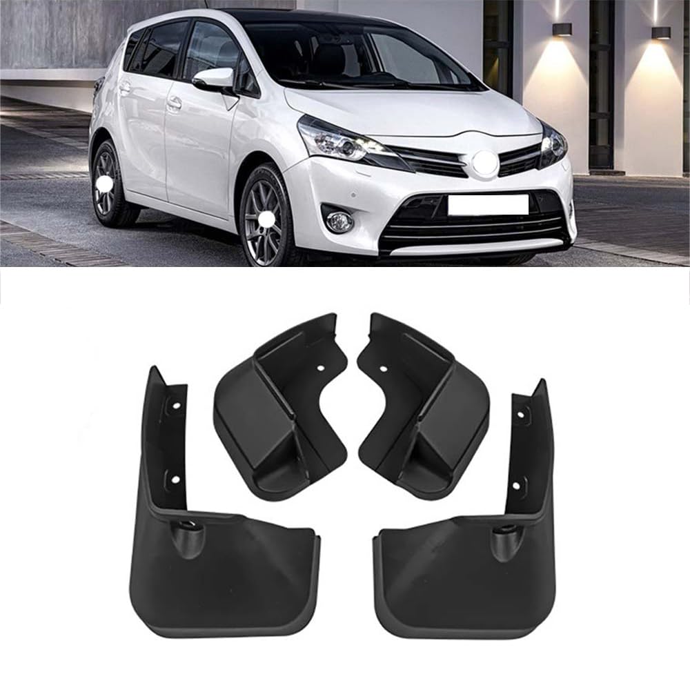 RJQXZXGQ Car Mud Flaps, for Toyota Verso AR20 2009-2018 Front & Rear Car Mud Flaps, Splashproof Tough Auto Splash Guards Fenders
