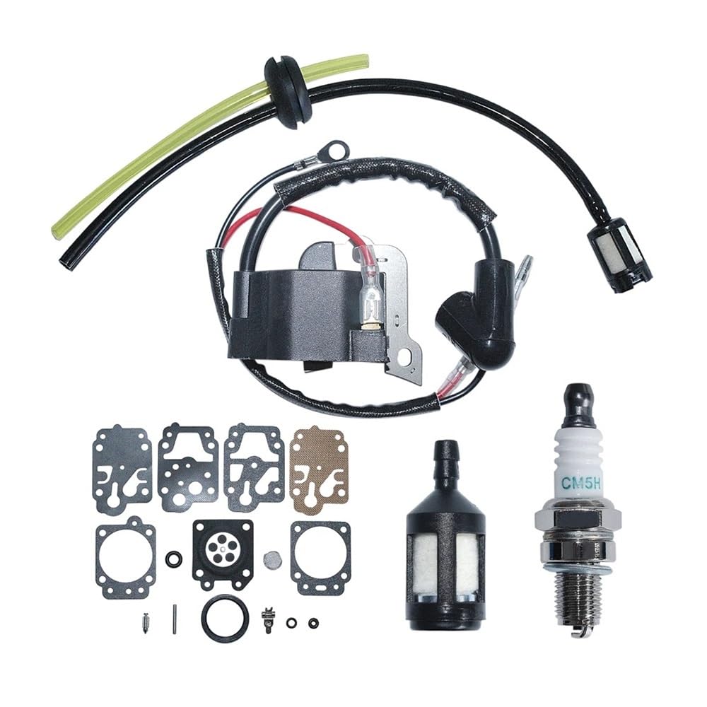 Bobina de Encendido bujía GX35 GX 35 línea de Filtro de Combustible Ojal Kit de reparación de carburador cortacésped Pieza de Repuesto del Motor
