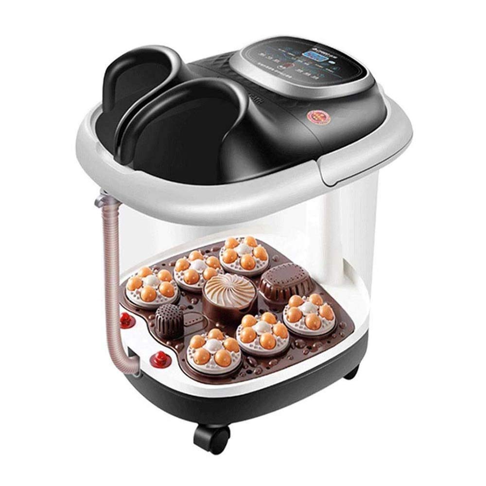 UYDJAKX Masajeador de baño de SPA para pies eléctrico con Cubo para baño de pies con Calor Star of Light