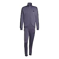 adidas Uomo SPORTSWEAR BASIC 3 STRIPES TRICOT TRACKSUIT, preloved violet