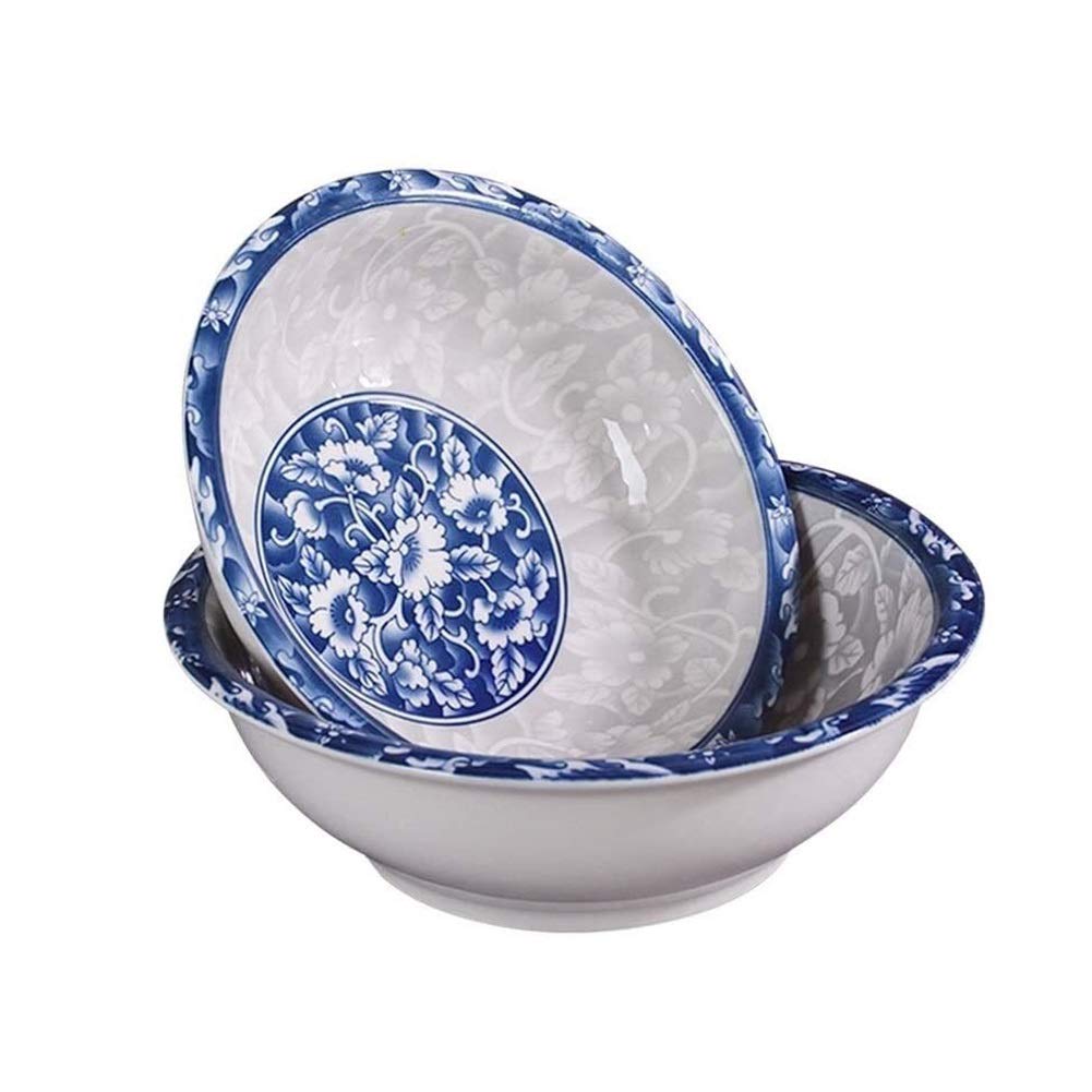 Suppenschüssel, Nudelschüssel, Suppenschüssel Nudelschüssel Schüssel Reisschüssel Suppenschüssel Keramikgeschirr Blaues und weißes Porzellan Große Suppenschüssel Haushalt Nudelschüssel Nudelschüssel 2