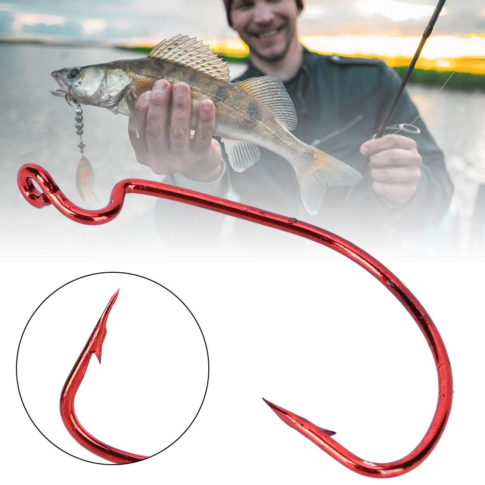 Esche da Pesca morbide, Gancio for Esca Morbida, Gancio a manovella Robusto e Durevole, for attirare Pesci di Mare/Pesca Attrezzatura da Pesca for Amanti della Pesca Semplice e Pratico