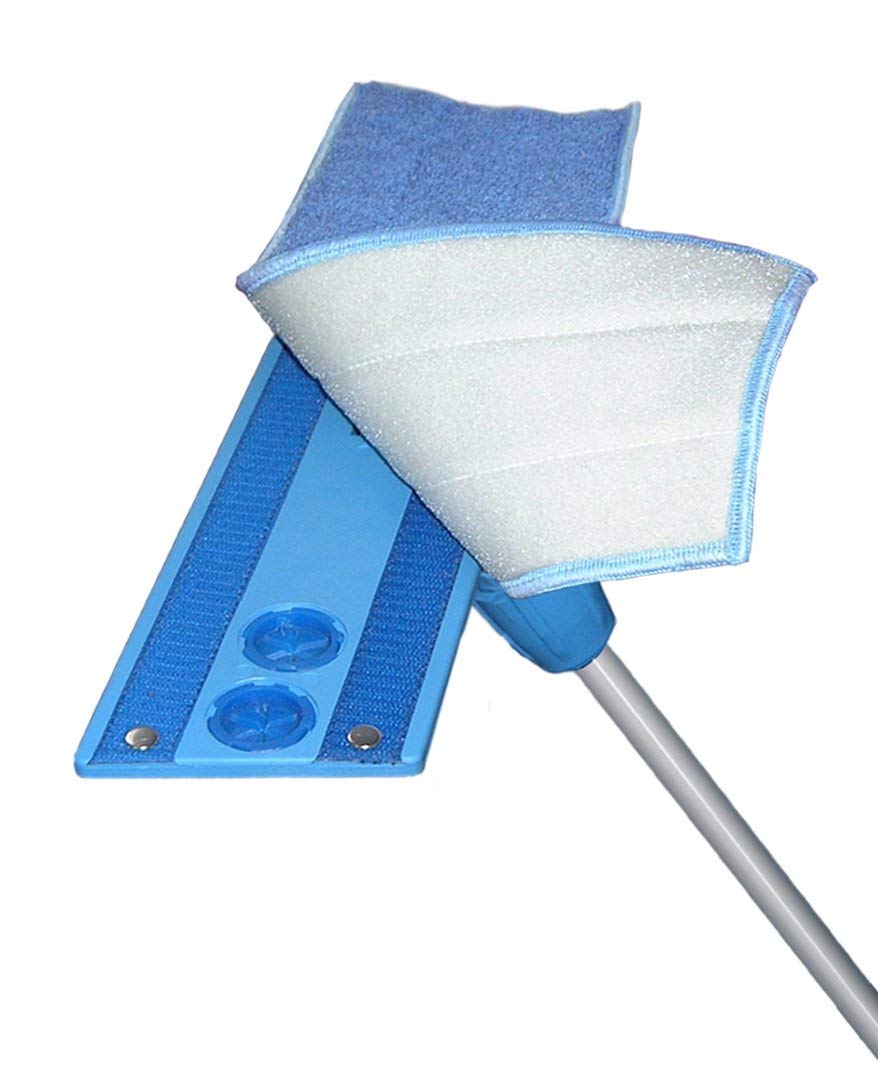 Superio Miracle Mop Set, Kitchen and Bath Cleaning Set with Velcro Mop