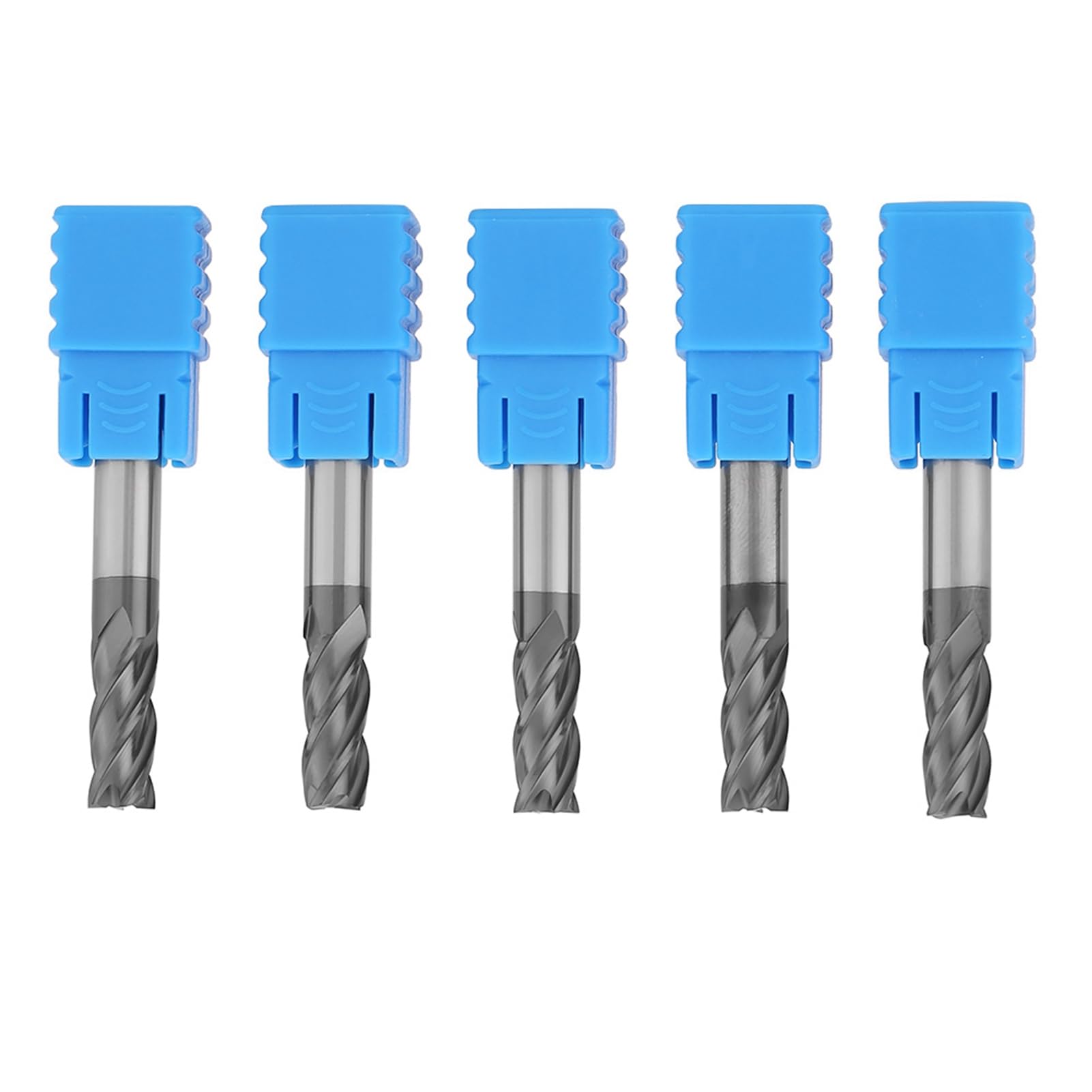 Yinhing Fresa CNC de 4 Flautas, Herramienta de Corte de Alto Rendimiento para Mecanizar Bordes y Bordes de 50mm de Longitud, 6mm, Acero de Tungsteno