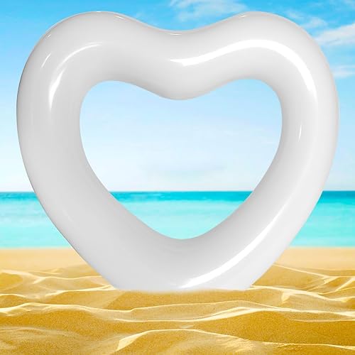 Miniatura 9 de ZHUYNXIR Tubo flotante de piscina con forma de corazón, diversión en el agua, juguetes de fiesta en la playa para niños, accesorios de diseño de