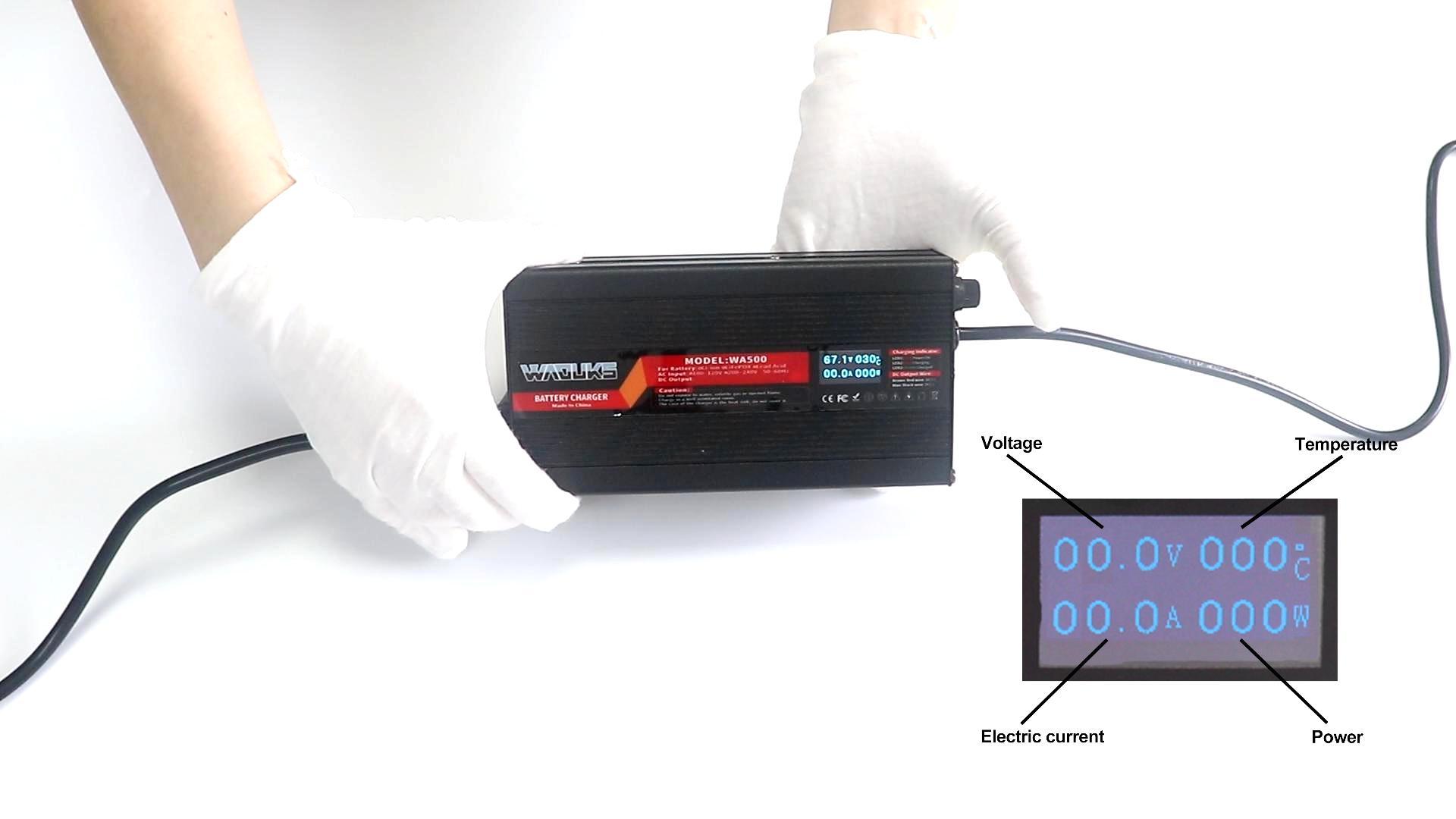 Amazon.com: WAOUKS 54.6V 6A Charger 54.6V Li-ion Battery Smart