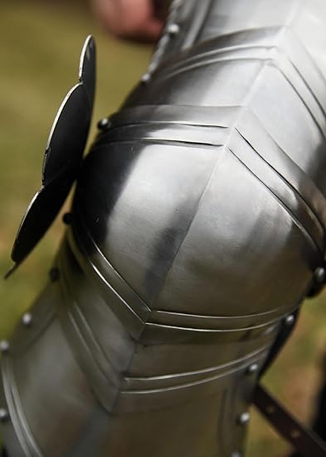Armatura gotica per gambe medievale articolata parastinchi protezione gamba armatura piastra