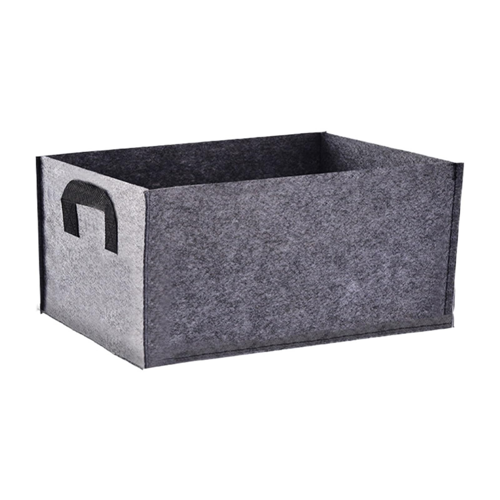 Bolsas De Siembra Bolsas de Cultivo de Plantas con 2 Asas, contenedor de plantación de Tela no Tejida Rectangular, Bolsa de Cultivo for Maceta de vivero para Papas，Tomates，Fresas(80x25x25cm)
