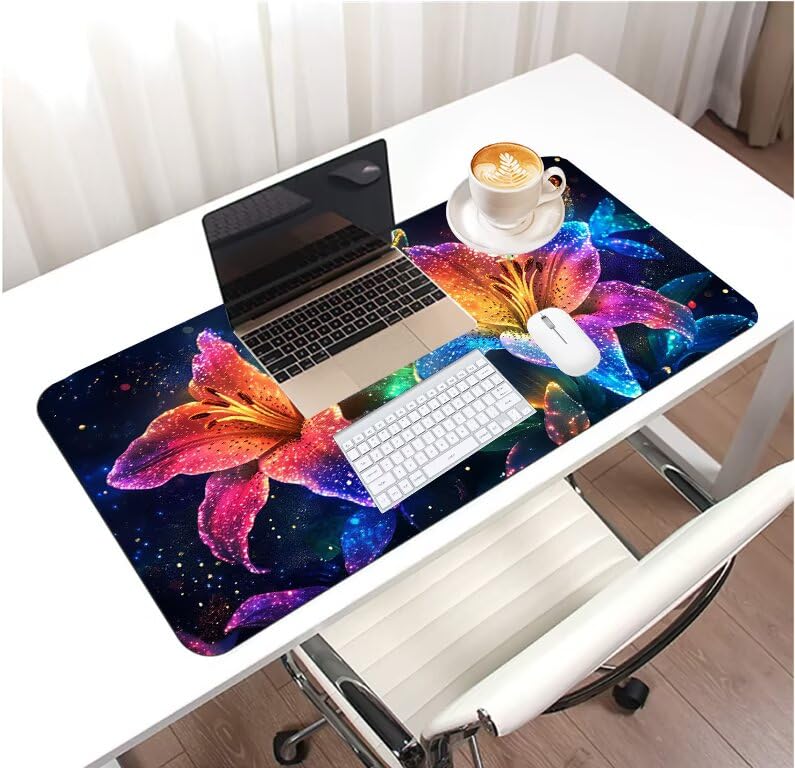Mouse Pad Gamer grand format 900x400 pour PC de bureau avec surface étanche - 3