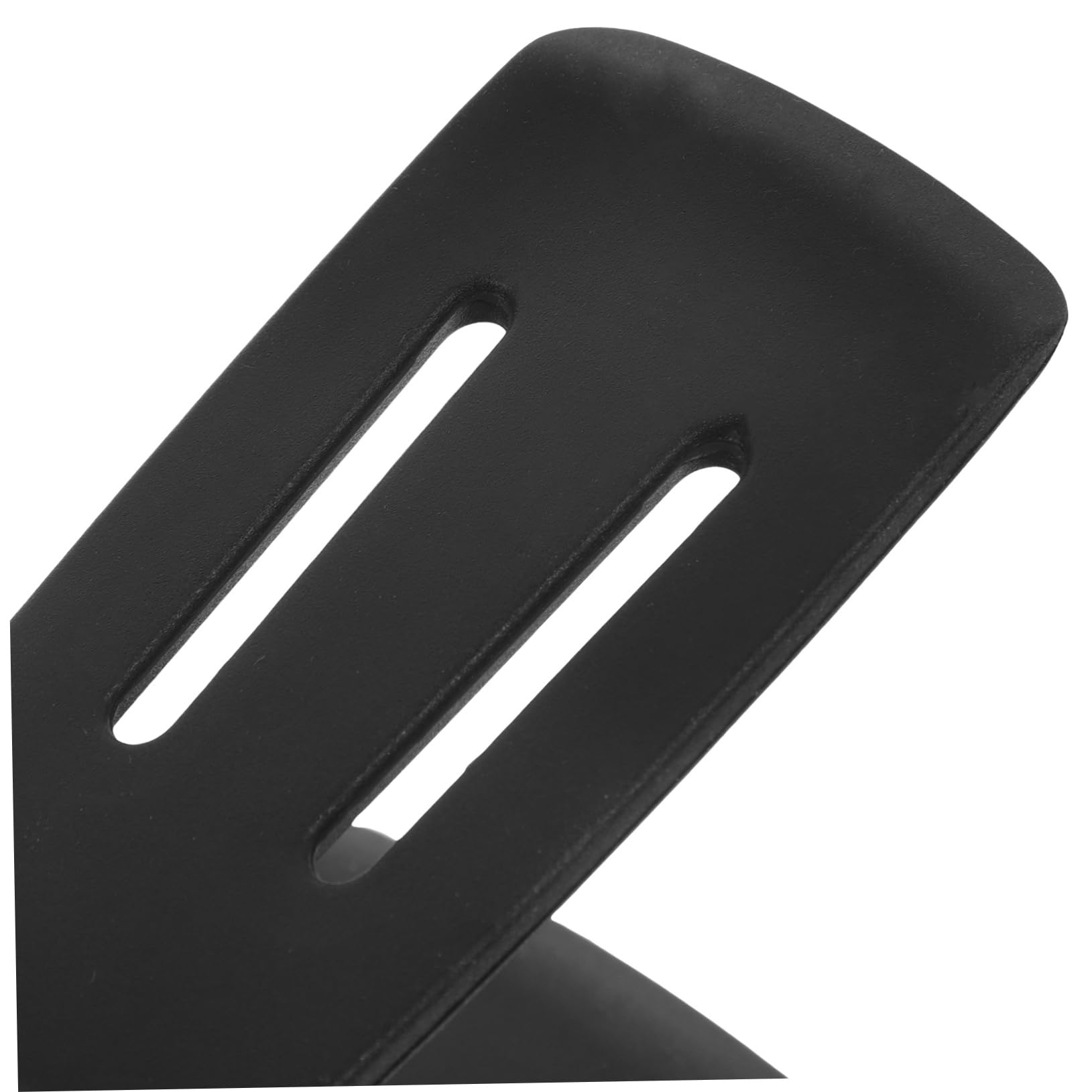 Sosoport 4 Stück Bratspatel-Clip Essensclips Essenszange Burger-Smasher Zange Küche Dreher spachtel Fischspatel Küchenzange Pfannenwender Zange Steakklemme Kieselgel Black