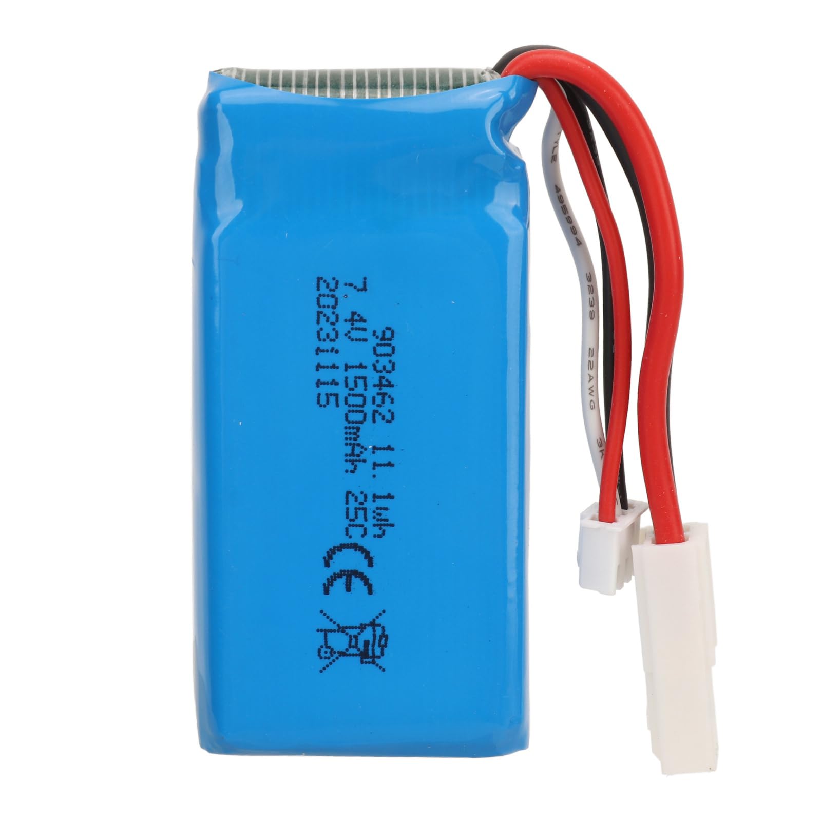 Barco RC Batería de Litio de 7,4 V 1500 mAh Protección Ligera contra Cortocircuitos contra sobrecargas para Barco de Control Remoto V913 L969 K959 con Enchufe EL-2P