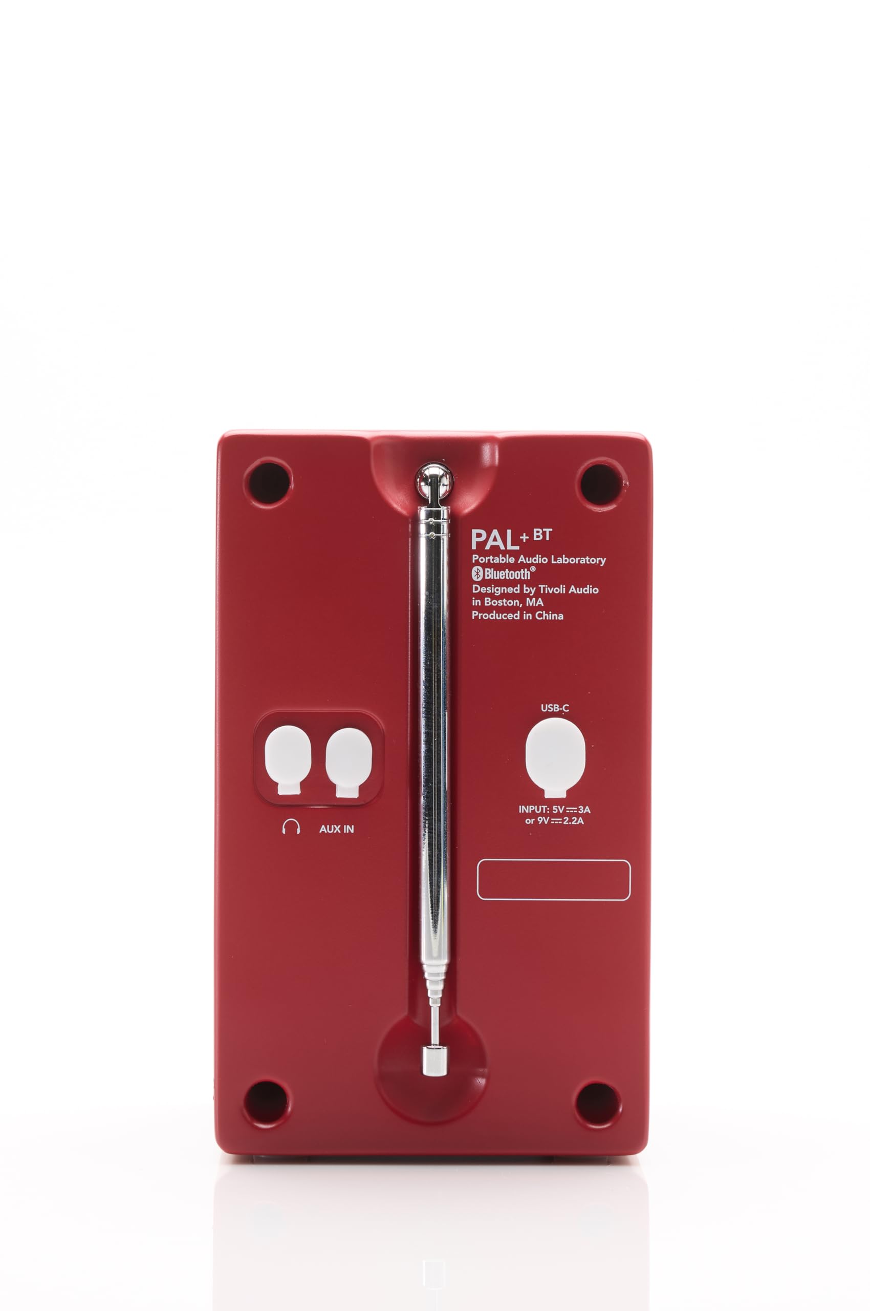 Tivoli Audio PAL+ BT (Gen 3) Radio FM Bluetooth Portable/USB-C (Red)