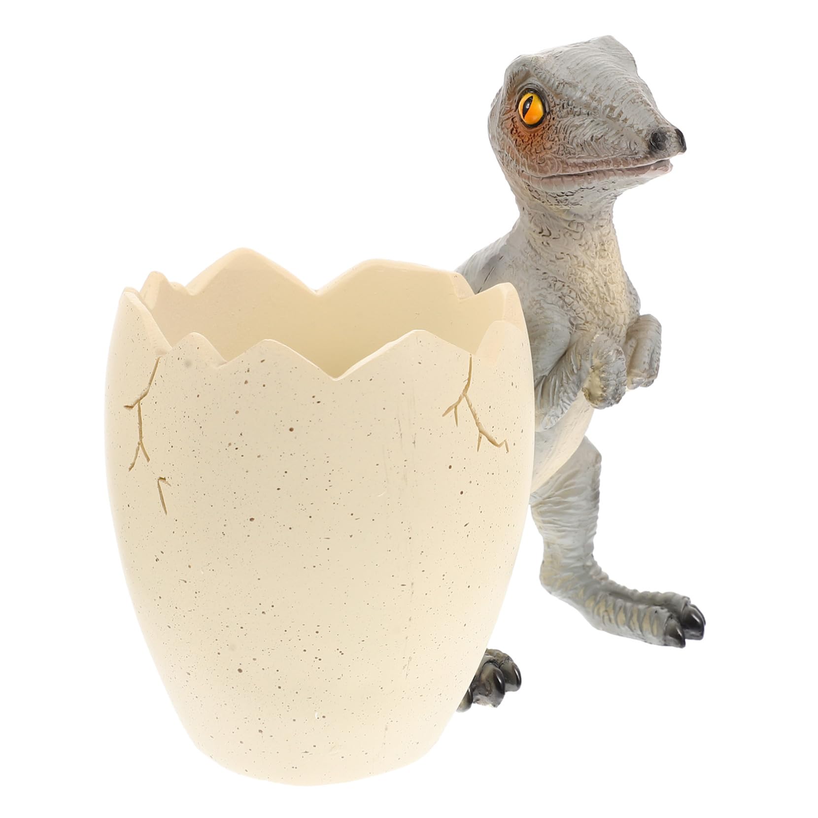 Porte-stylo dinosaure en résine pour bureau et décoration de maison