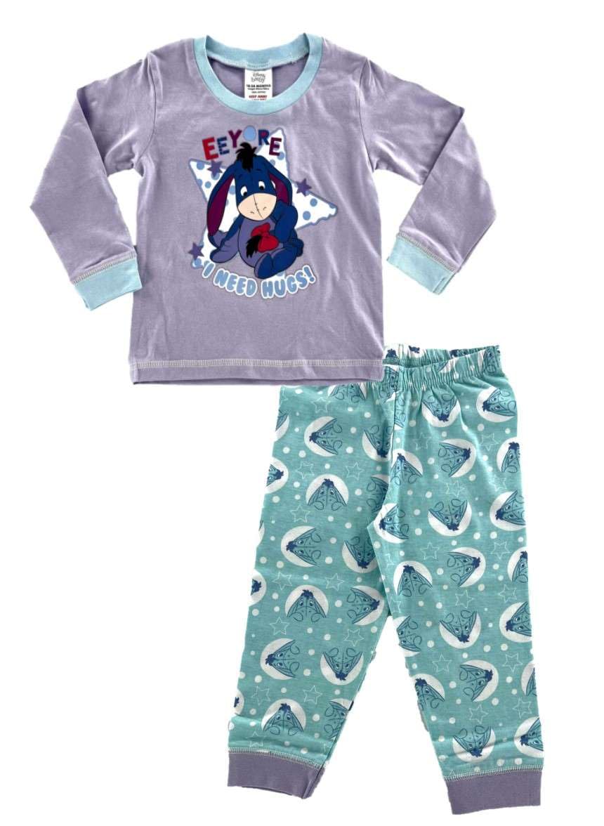 Disney Eeyore Girl’s Pyjamas 18-24 Months Lilac