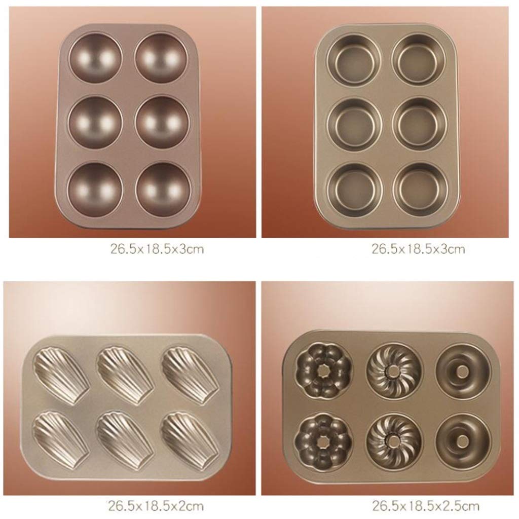 ZHANGXIAO Antiadherente Utensilios para Hornear Durable Suave Acero Carbono Bandeja para Horno (Color : J)