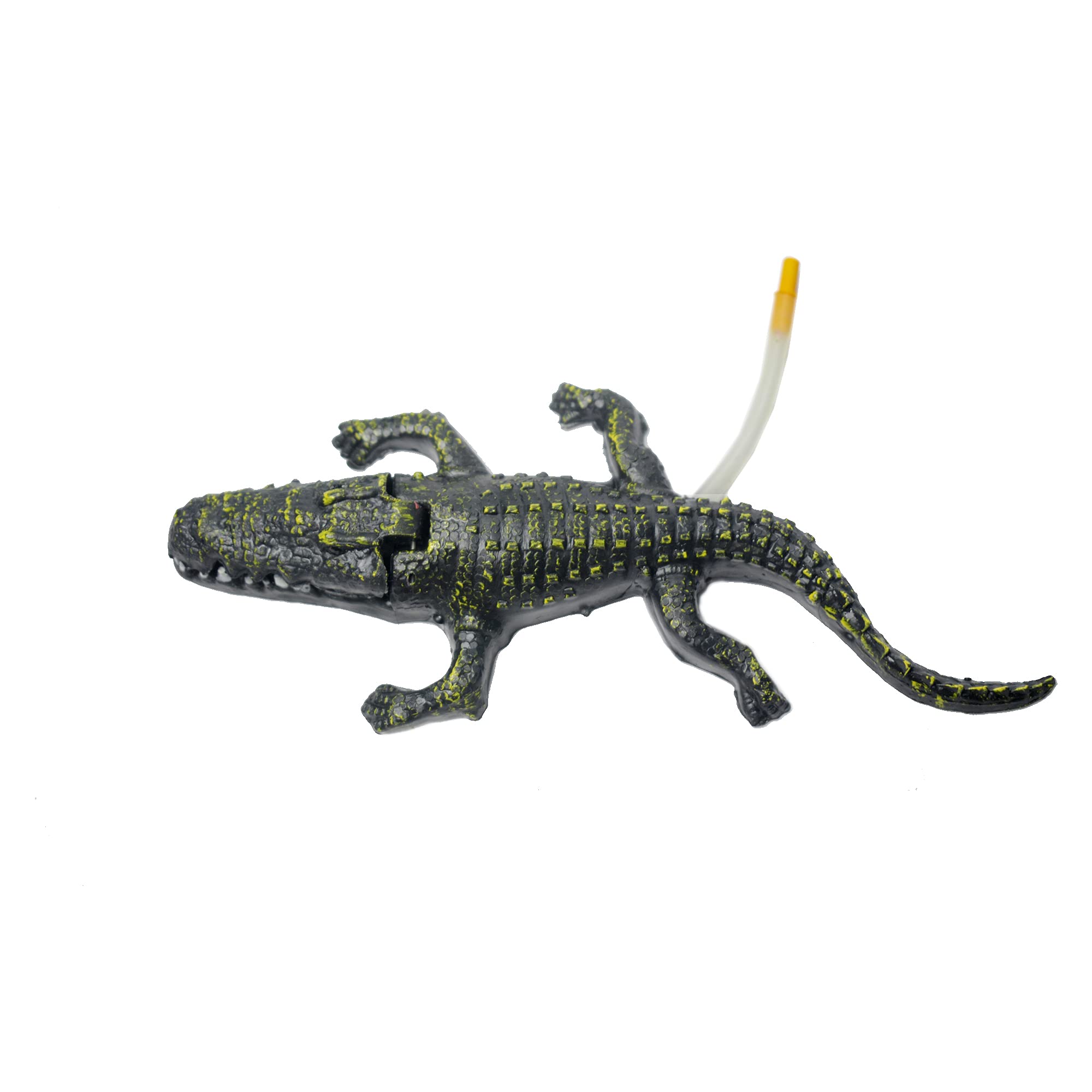 Action Toys Air Operated Decorative Crocodile Toy with Bubble/Oxygen Generator for Aquarium/Fishtank(Multicolor)