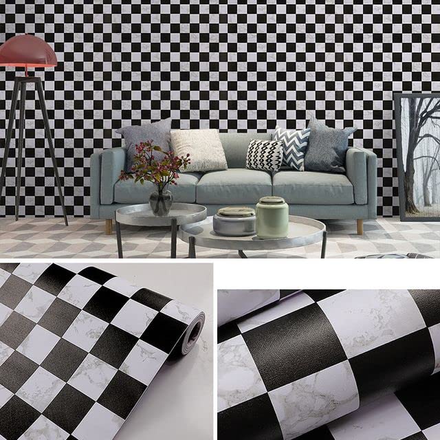 VI COLLECTIONS White Squares & Black Squares Self Adhesive Wallpaper 200 cm X 45 cm. (B09TWR2LRW) Amazon Price History, Amazon Price Tracker