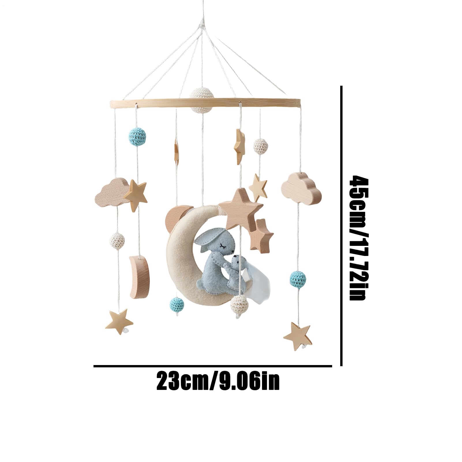 Mobile Bébé Pour Lit à Barreaux Mobile Éducatif Pour Berceau | Jouet Éducatif Développement Sensoriel Enfant Poussette Parc Crèche