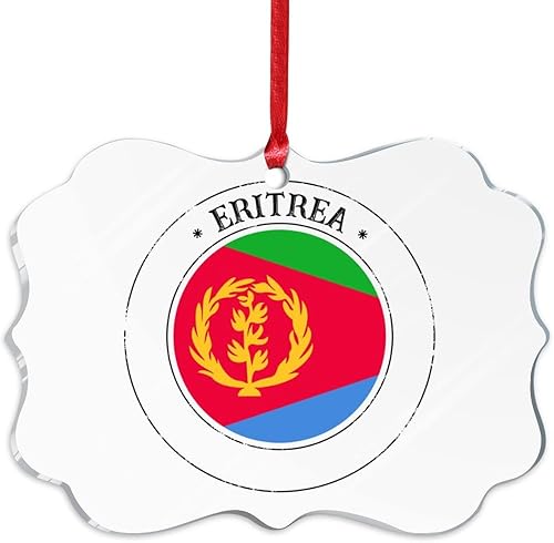 Vista 80 de Guatemala - Adornos acrílicos de Navidad, regalo de recuerdo de ciudad patriótica, adorno para árbol de Navidad, bandera nacional de Guatemala