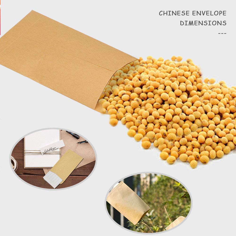 100 Sacchetti Di Carta Kraft Marroni 6x10 Cm Con 100 Adesivi Inclusi, Mini Buste Ecologiche Per Bomboniere, Semi, Caramelle, Gioielli E Fai Da Te