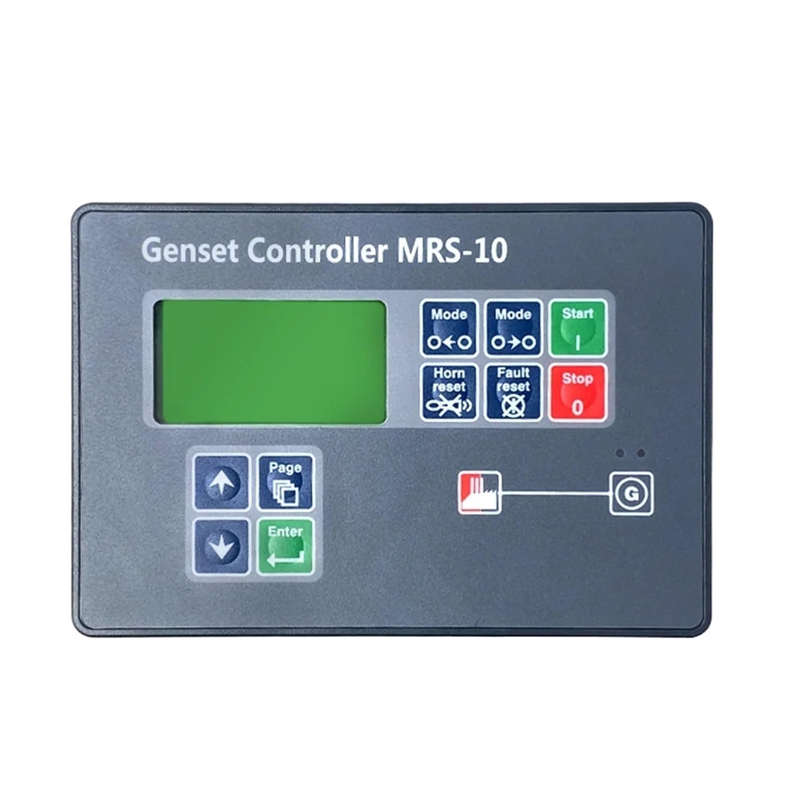 Jdilfunu Mrs10 Generator Controller Panel Remote Auto Start Lcd Display Control Module 1Pcs
