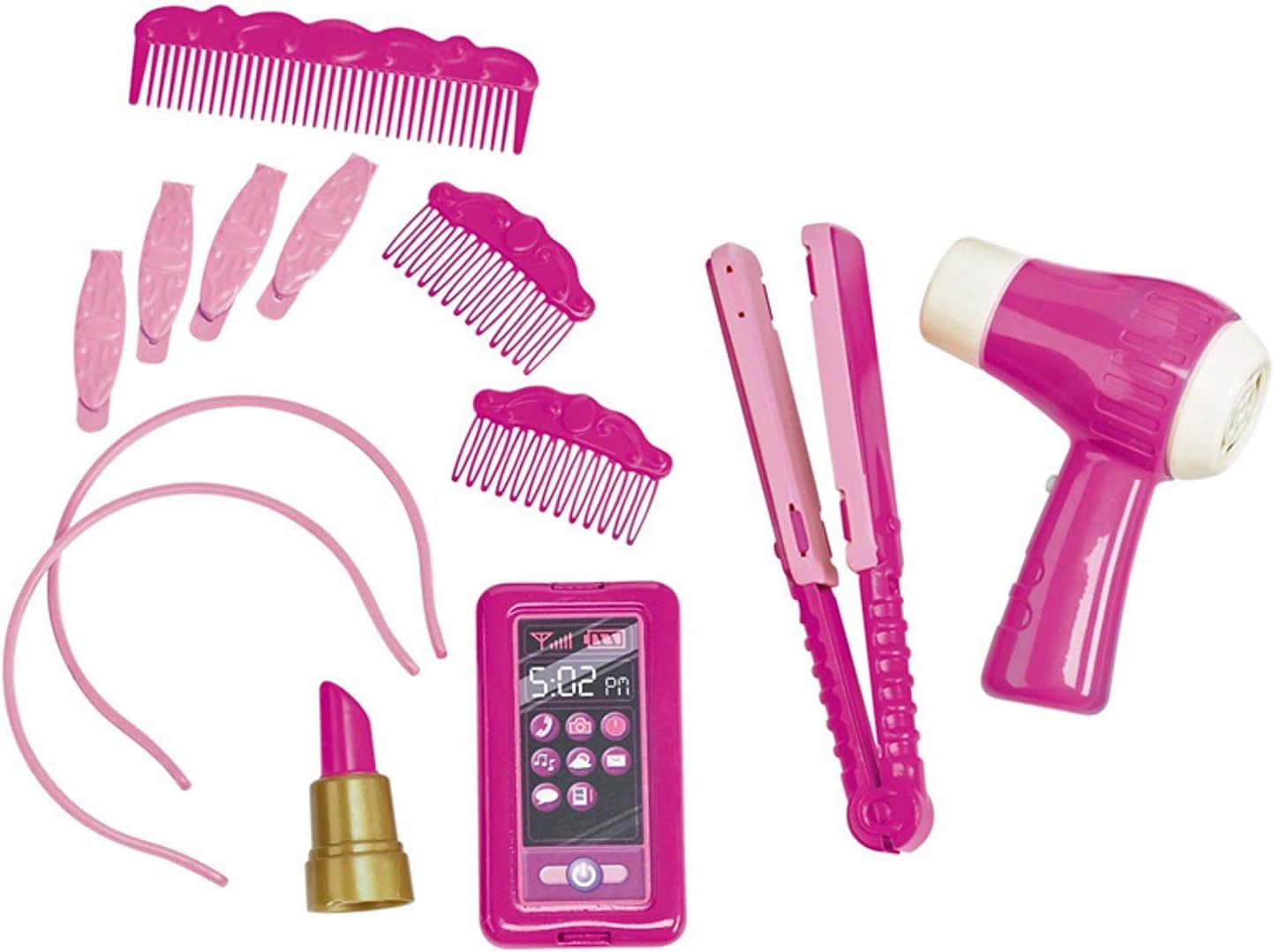 American Plastic Toys Kids Very Own Pink Deluxe Vanity Playset with Mirror