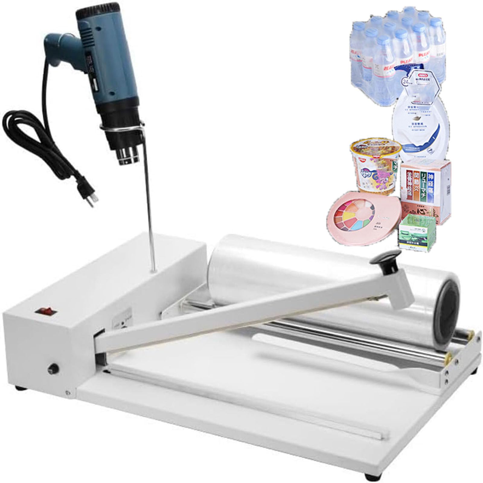 ylpddmm 12‘’ 18‘’ 24‘' Manual Heat Sealer Machine for Plastic Bags with Heat Gun SKA450/45cm