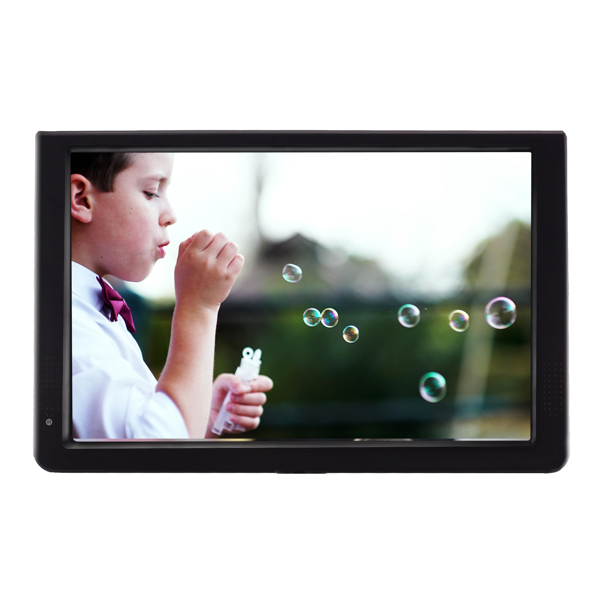 TV Digital Portátil con batería de 1500 mAh,12 pulgadas 1080P MINI TV DVBT/T2 Sintonizador,Batería incorporada,12v carga coche,Freeview TV al aire libre,en coche.