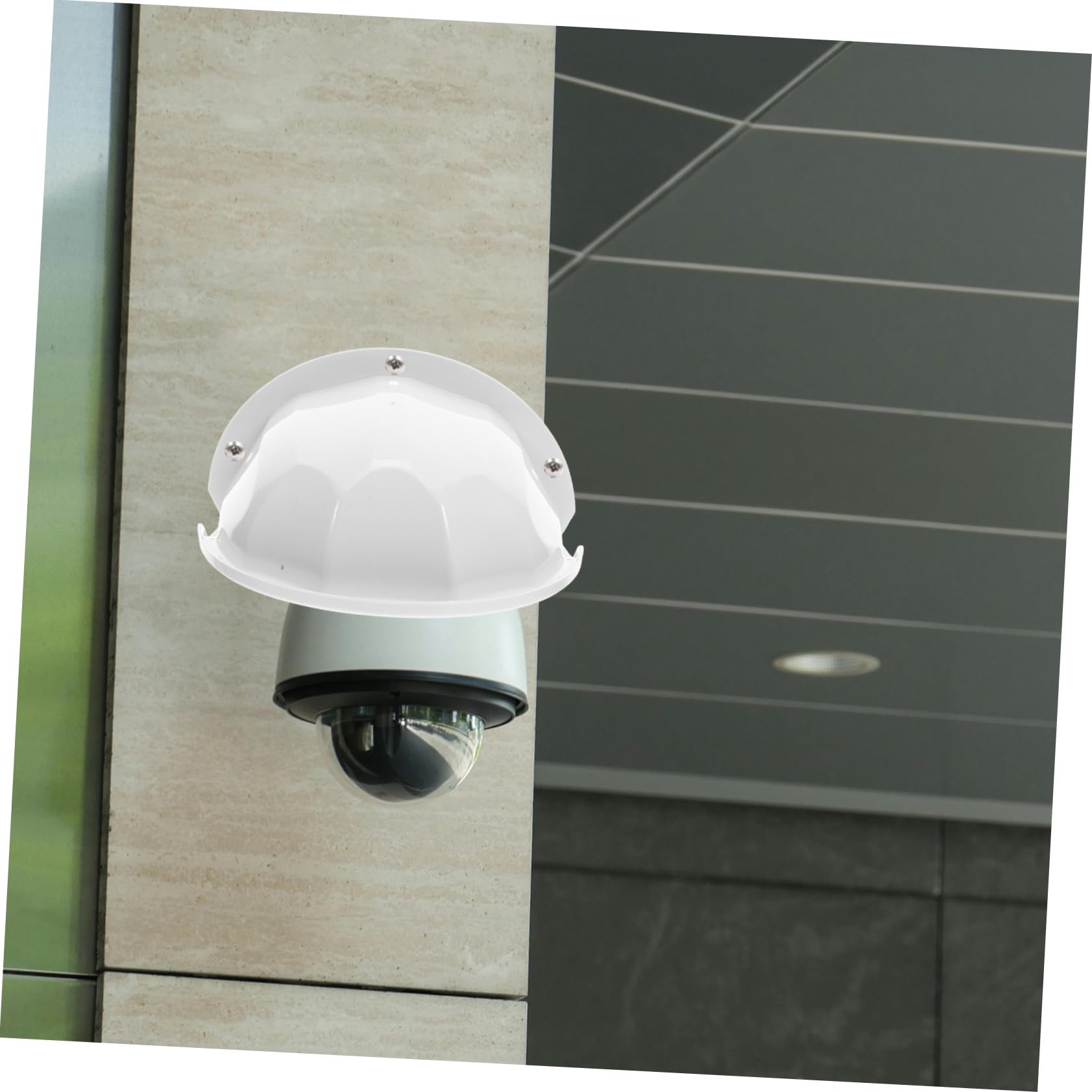 3 Stück Wetterfeste Outdoor Kamera Schutzabdeckung aus Kunststoff Kompatibel mit Dome und Bullet Kameras Regendicht Staubgeschützt und Sonnenabweisend Rostfrei für Industrie und