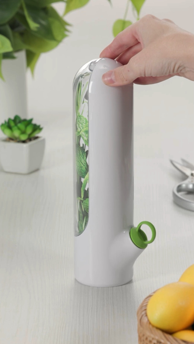 Amazon.com: Prepara Mini Herb Saver Mini, White/Green: Home & Kitchen