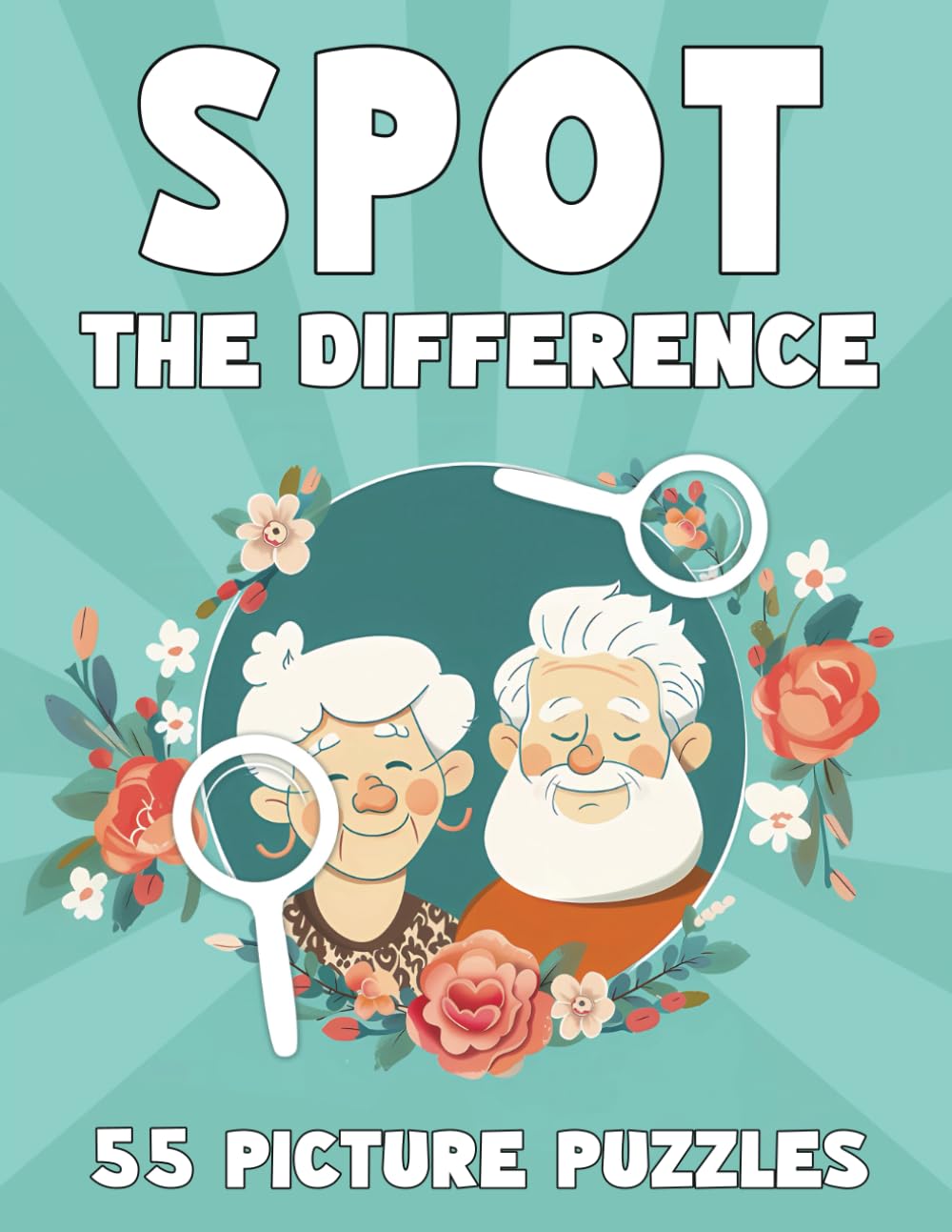 Spot The Difference Puzzle Book For Seniors: Find the 440 Differences in this Large Print Easy Activity Book for Seniors (Activity Puzzle Books for Seniors)