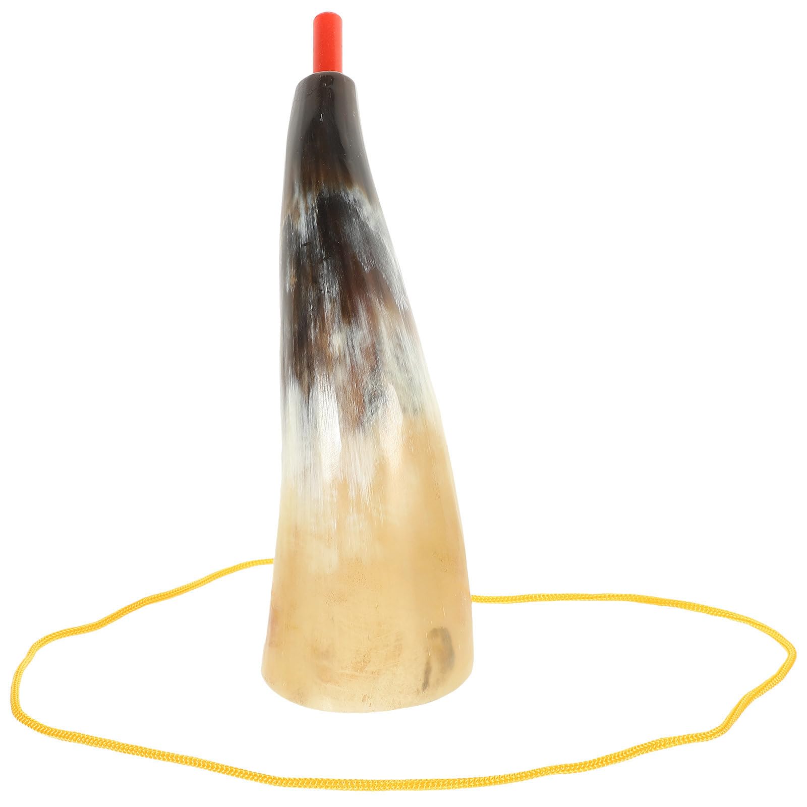PLAFOPE Corno da Pirata Strumento per Performance Mascherate e Party a Tema Vichingo in Corno di Bue per Cosplay Halloween, Accessorio per Feste a Tema e Maschere Colore Colore Casuale