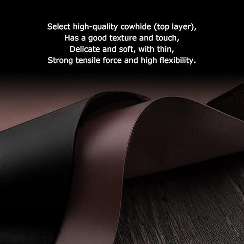 Miniatura 3 de COOVS Funda tipo cartera para iPhone 1414 Plus14 Pro14 Pro Max, funda con cierre magnético de cuero genuino de alta calidad, con bloqueo RFID,