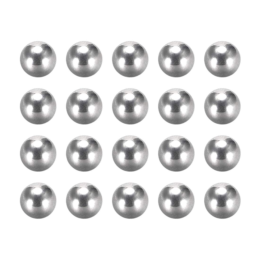 uxcell Precision 304 Stainless Steel Bearing Balls 9/64 Inch G5 20pcs