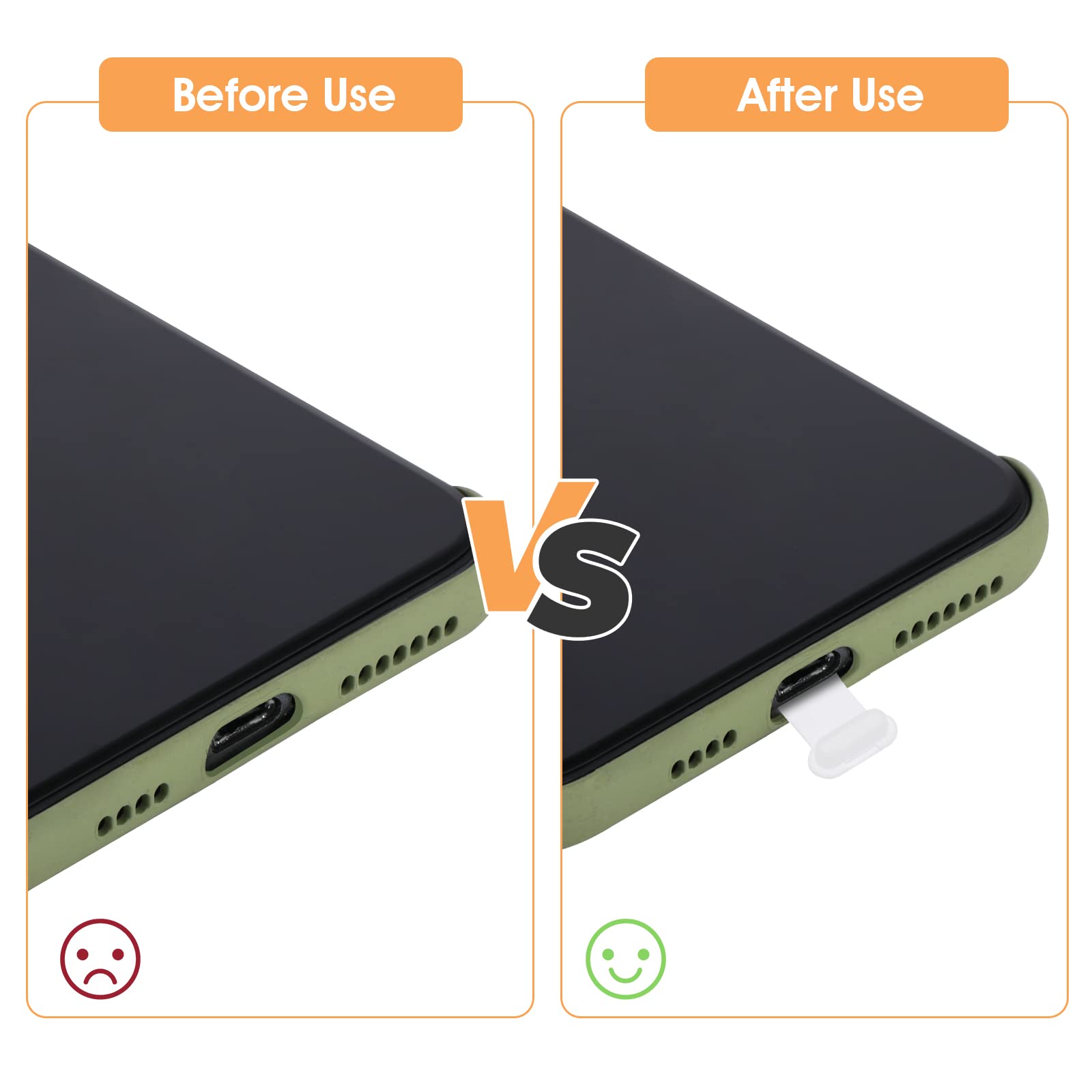 InnoGadgets® 20x Staubschutz Stöpsel Typ USB-A Für Desktop PCs, Laptop, MacBook, UVM. By USB-A Staubstecker, Schutz Für Jeden USB-A Anschluss | Silikon Staubstöpsel | Transparent