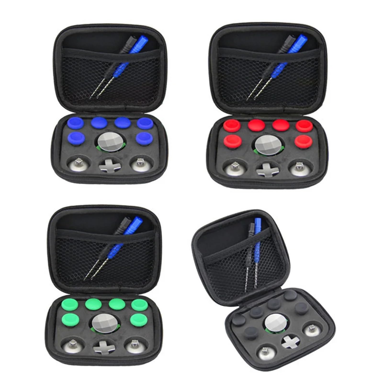 10 set for XBOX ONE Elite Controller Gamepad Bumper Trigger Swap Thumb Analog Sticks Grips Stick D-Pad Button(Green)