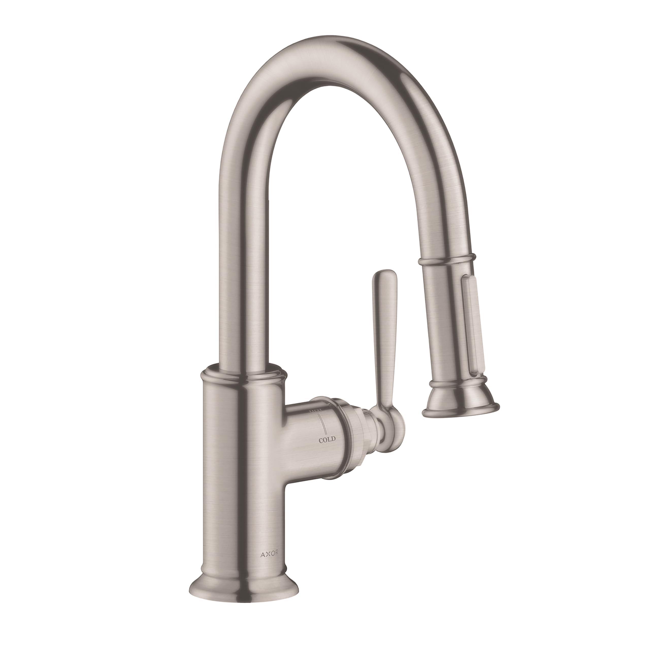 hansgrohe AXOR Montreux Luxury 1-Handle 13-inch Tall Stainless