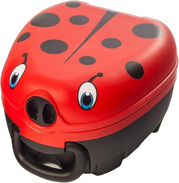 My Carry Potty - Ladybird Travel Potty, Award-Winning Portable Toddler Toilet Seat for Kids to Take Everywhere