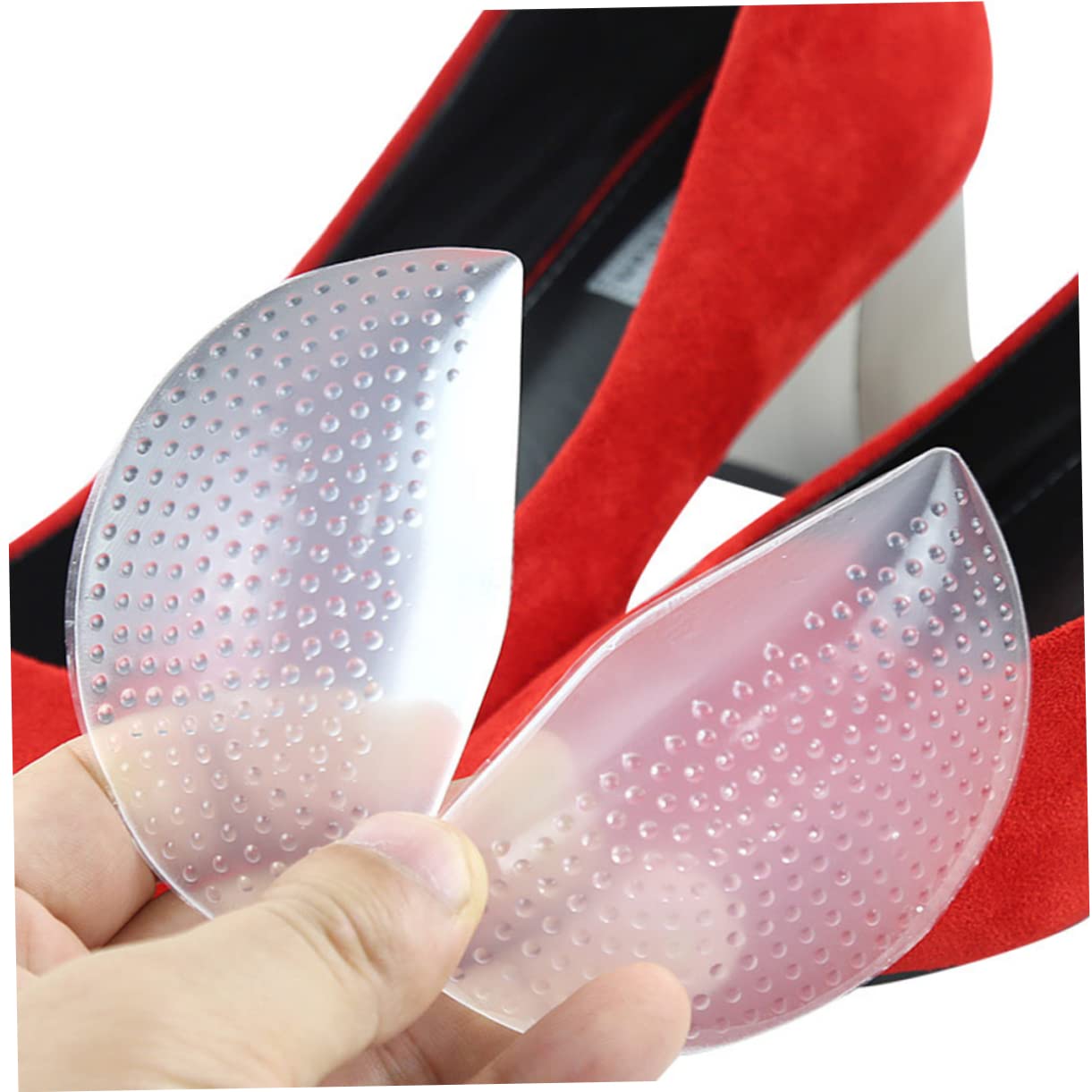 FOMIYES Flatfoot Correction Insoles 2 Pair Orthotic Adhesive Arch Support Pads for Shoes Gel Inserts for High Arch Support