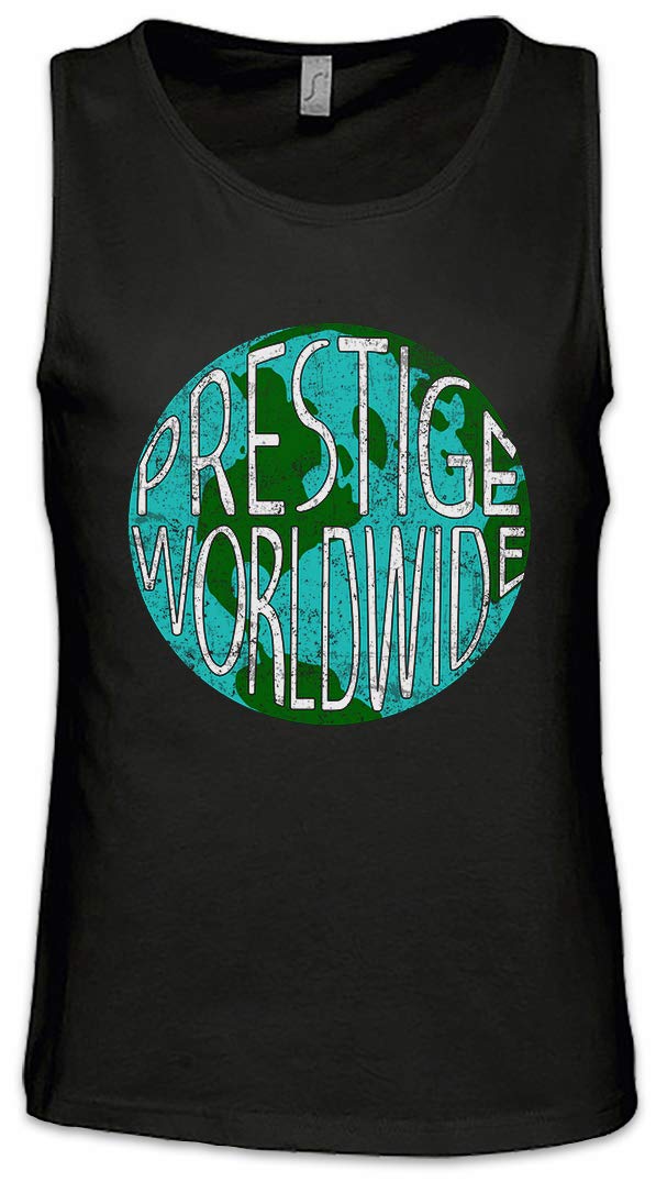 Urban Backwoods Men's Black Prestige Worldwide Tank Top Training Gym Vest Shirt Size Xl