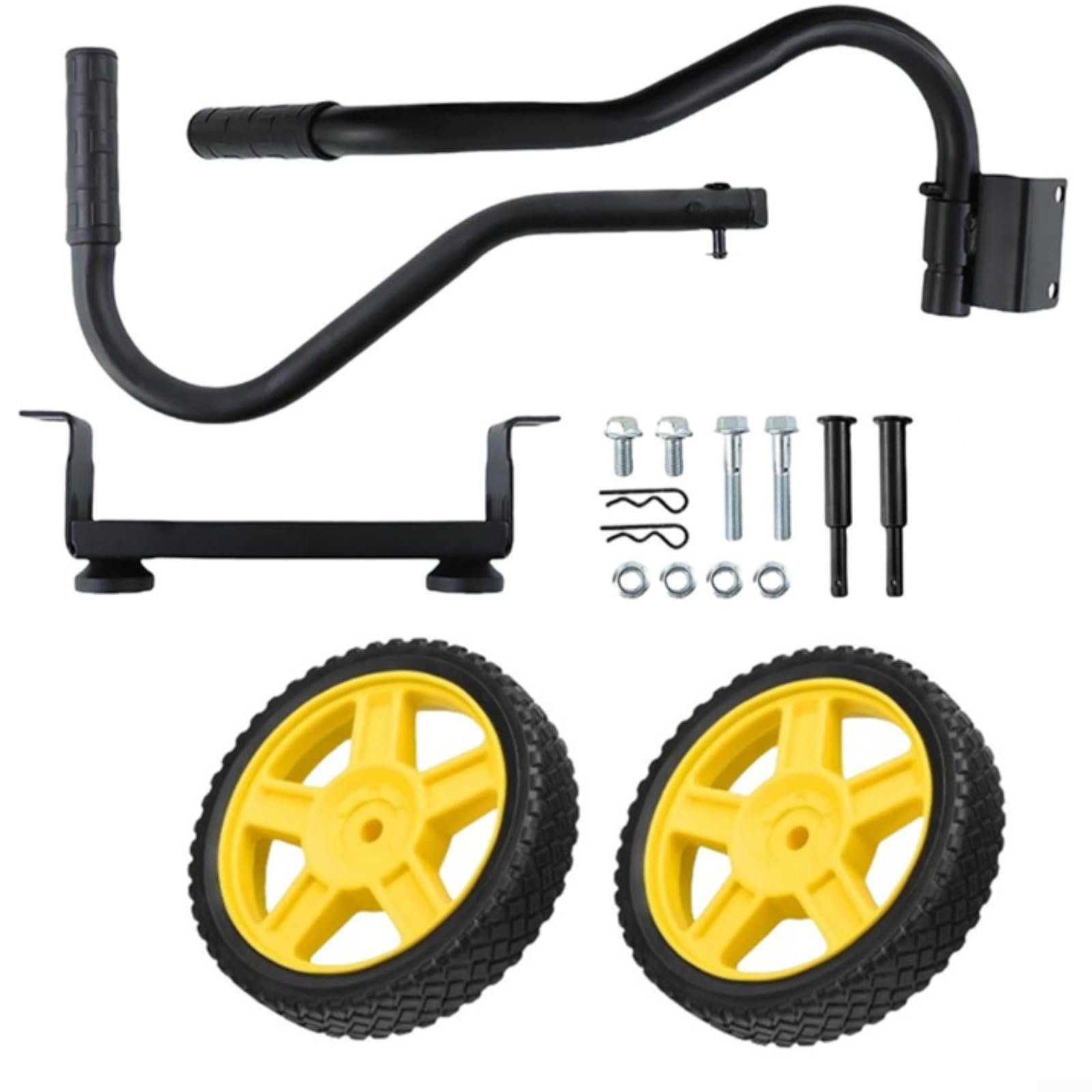 Generator Wheel Kit mit Griff und robusten Reifen für 2800-4750 Watt Generatoren, stabiles Transportzubehör für einfache Manövrierfähigkeit im Garten