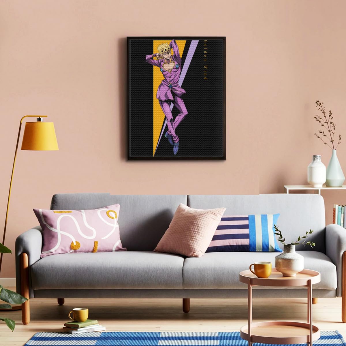 Amazon | 5Dダイヤモンド絵画 ジョジョの奇妙な冒険 ジョルノ