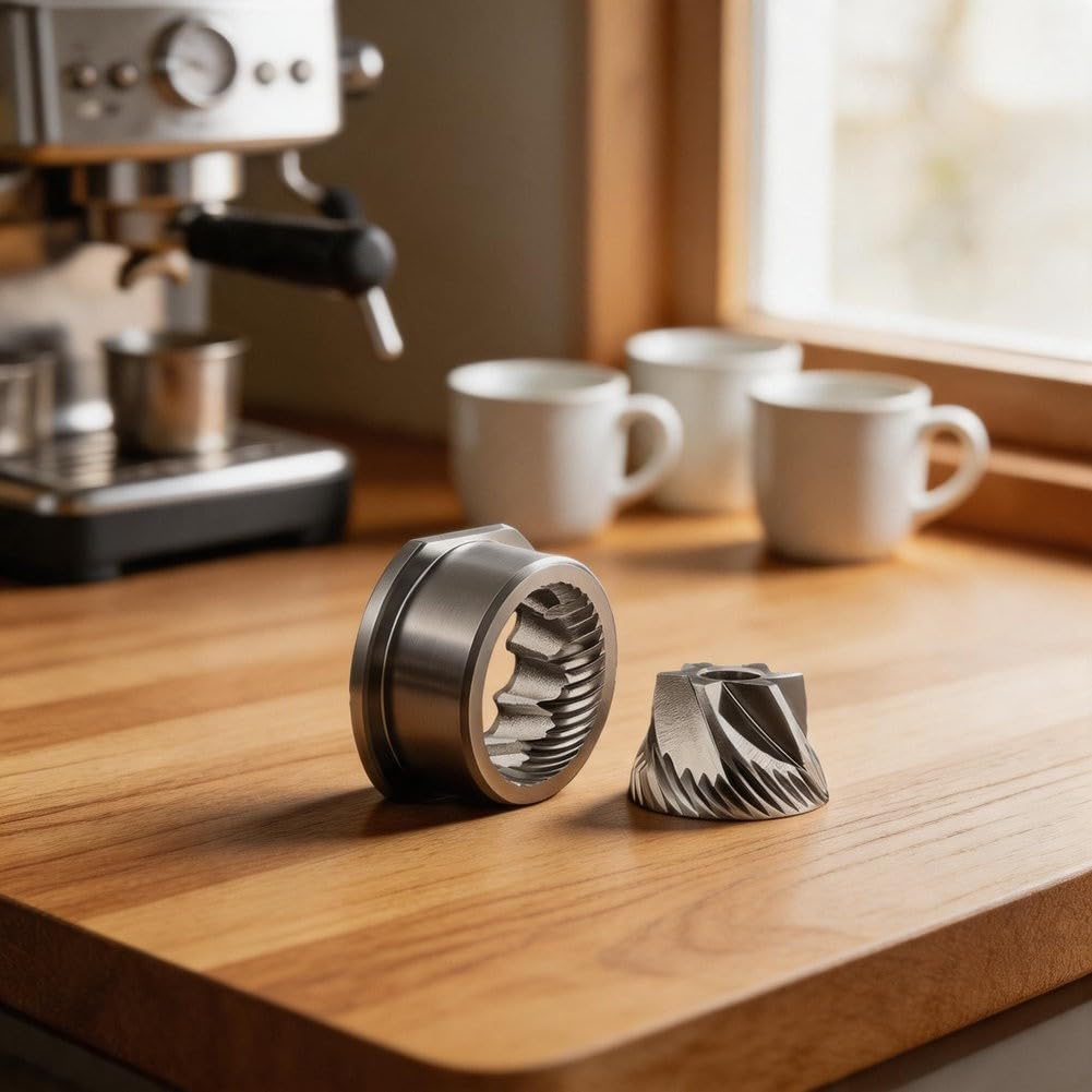 Macina per caffè Acciaio 48mm Set Conico 6 per punte Macina per