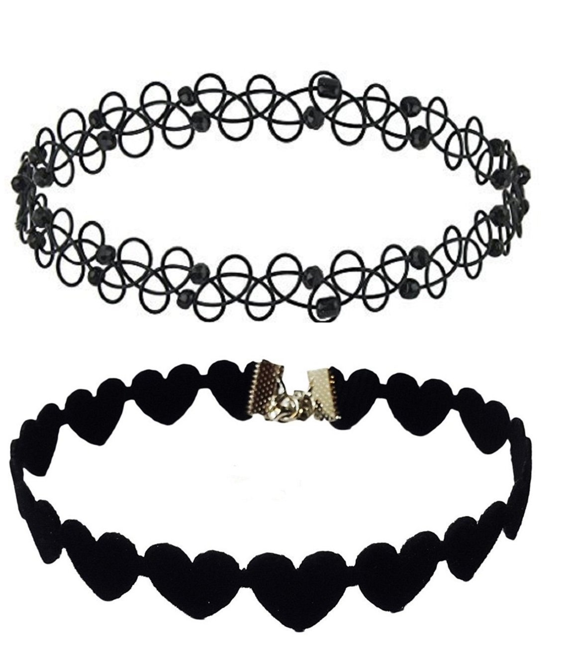 FashMade Trendy Choker Necklace For Women/Girls PACK OF 2 (B0756DGW5P) Amazon Price History, Amazon Price Tracker