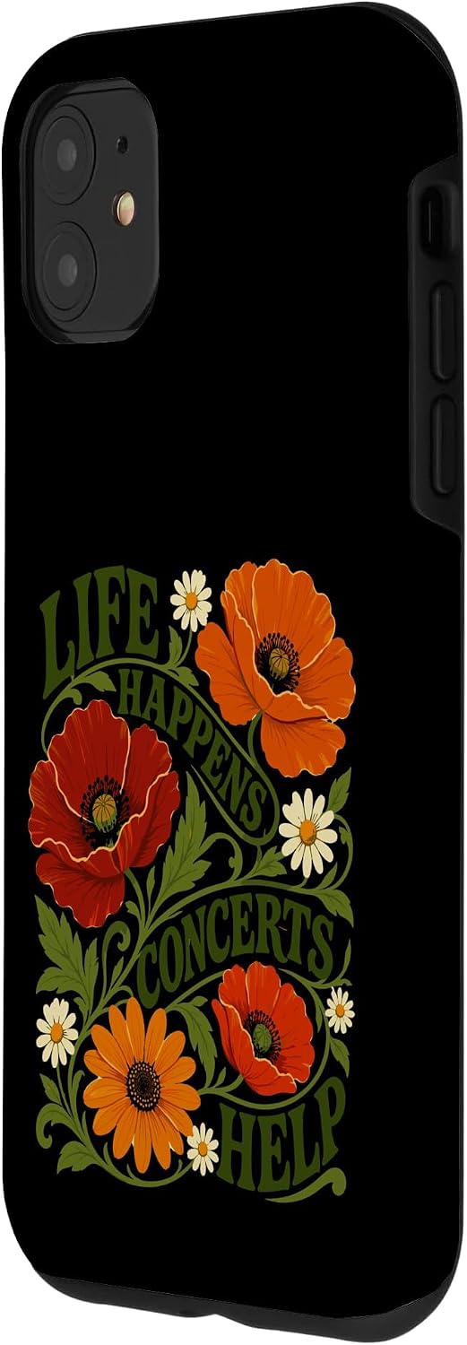 Life Happens Concerts Help Music Festival Soul Fan Case for iPhone 11 image 2
