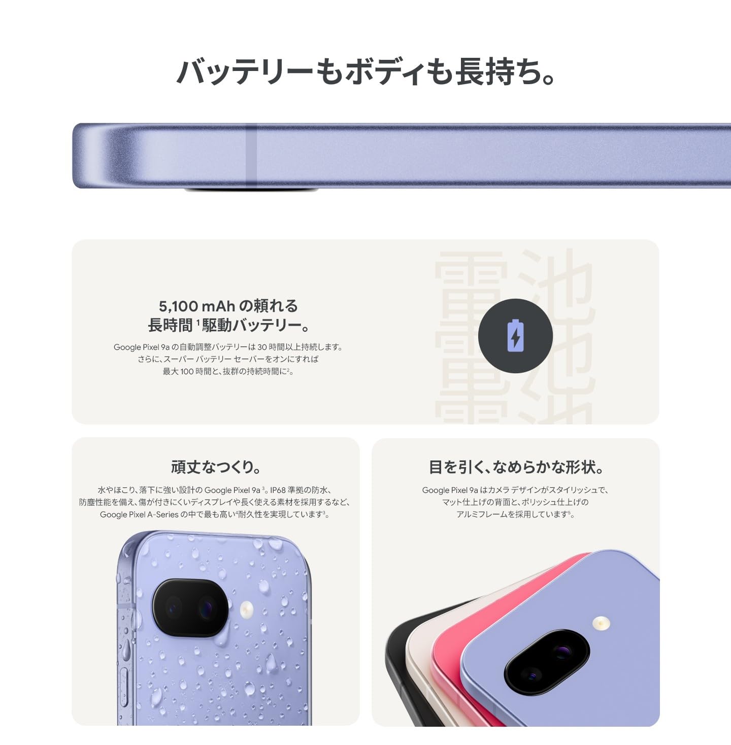 Amazon | Google Pixel 9a 256GB+8GB SIMフリー [Obsidian] * SIM FREE