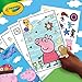 Crayola Peppa Pig Coloring Book with Stickers, Gift for Kids, 96 Pages, Ages 3, 4, 5, 6