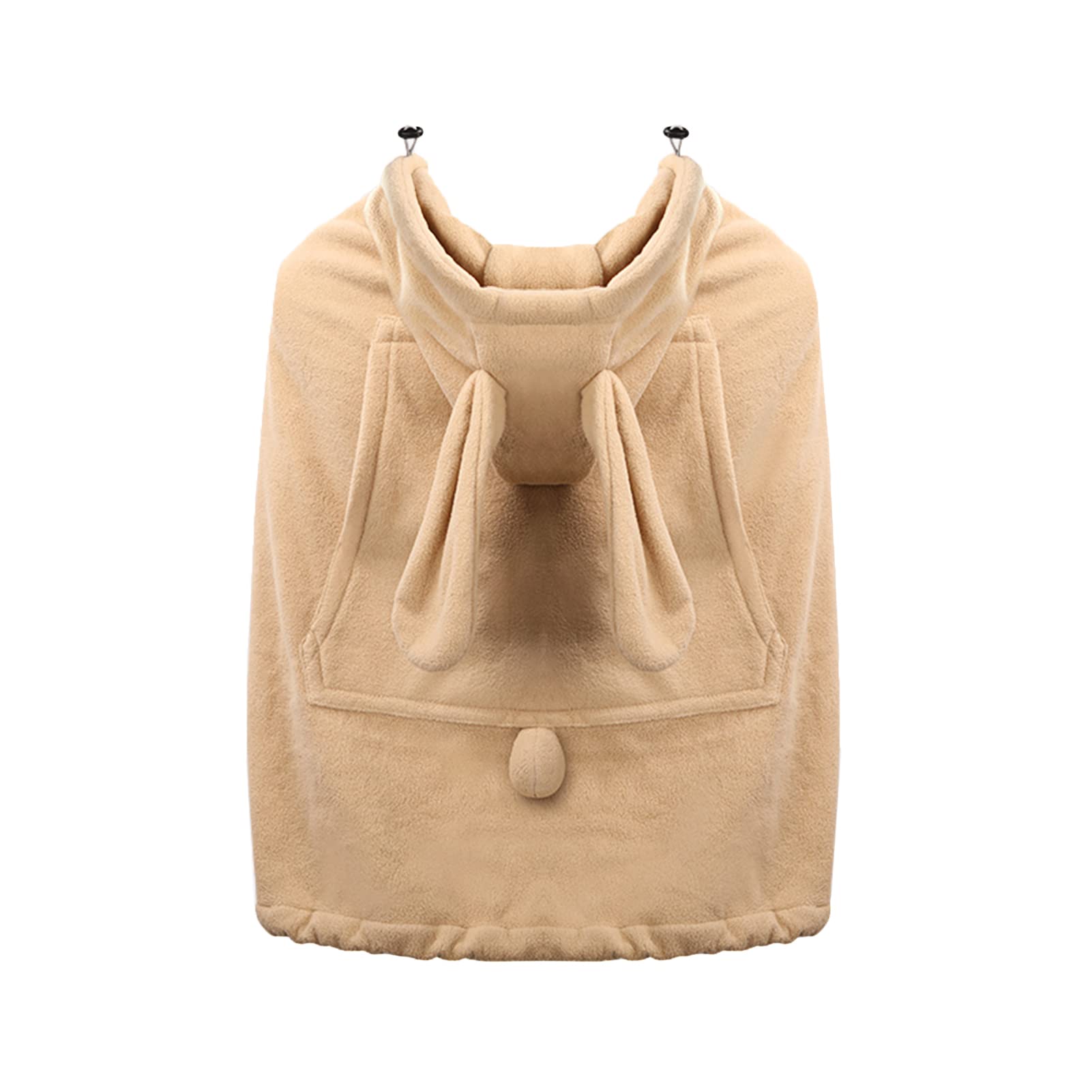 Housse de porte-bébé Coupe-vent Cape Extensible avec Poche pour Poussette Kaki D'hiver
